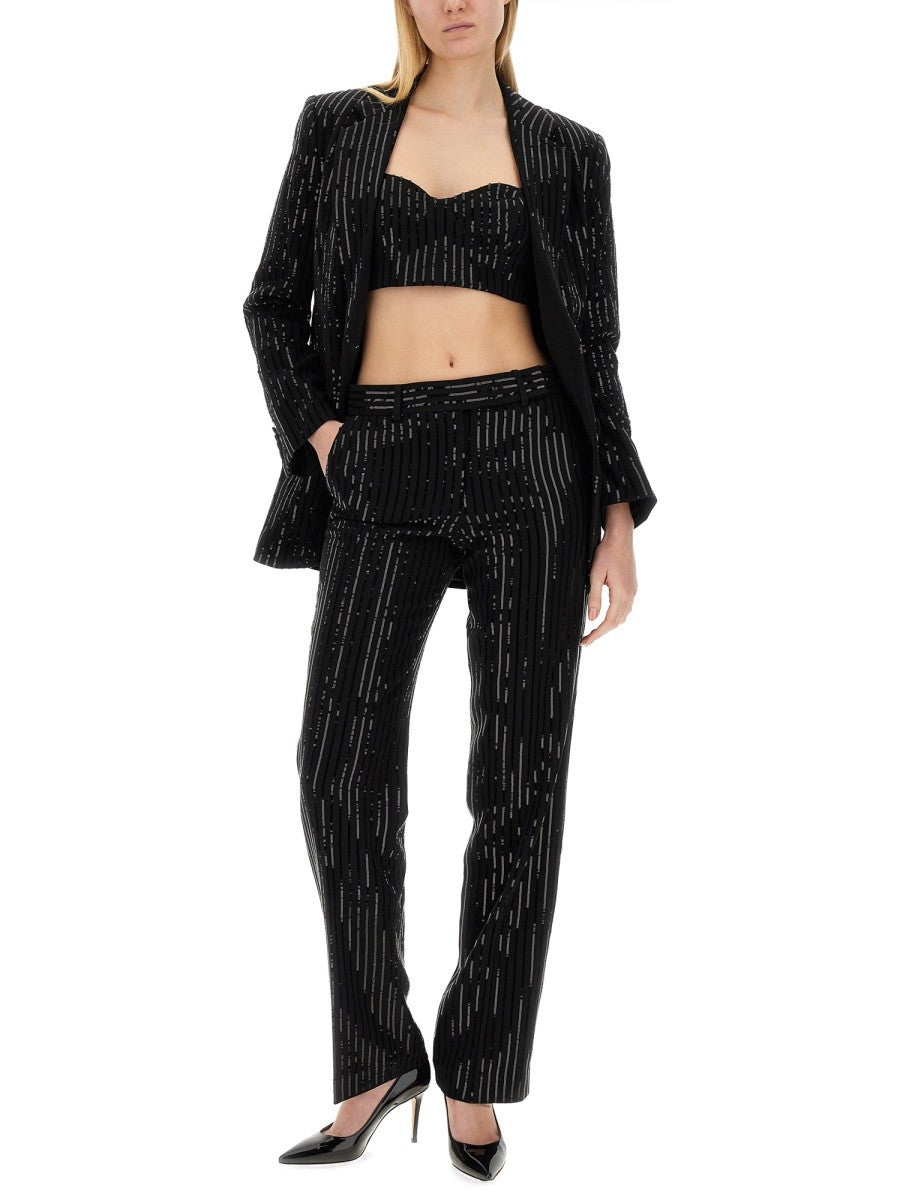 Michael By Michael Kors CREPE BUSTIER TOP