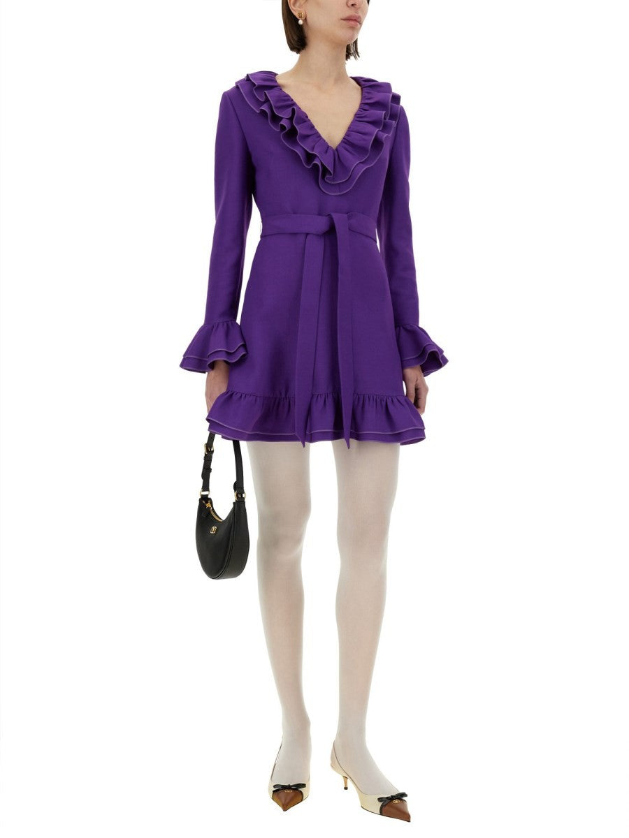 Valentino CRÊPE-COUTURE KURZES KLEID