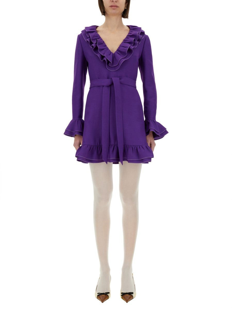 Valentino CRÊPE-COUTURE KURZES KLEID