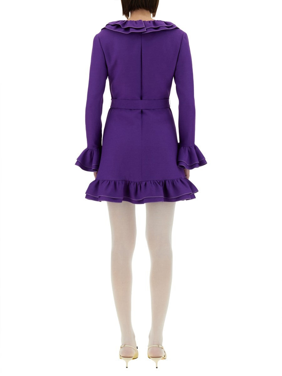 Valentino CRÊPE-COUTURE KURZES KLEID