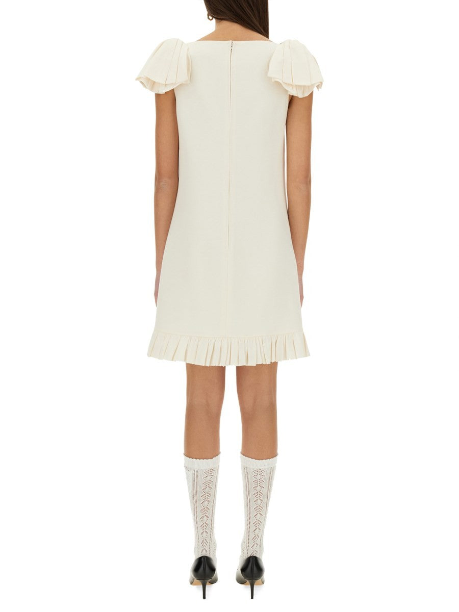 Valentino CREPE COUTURE SHORT DRESS