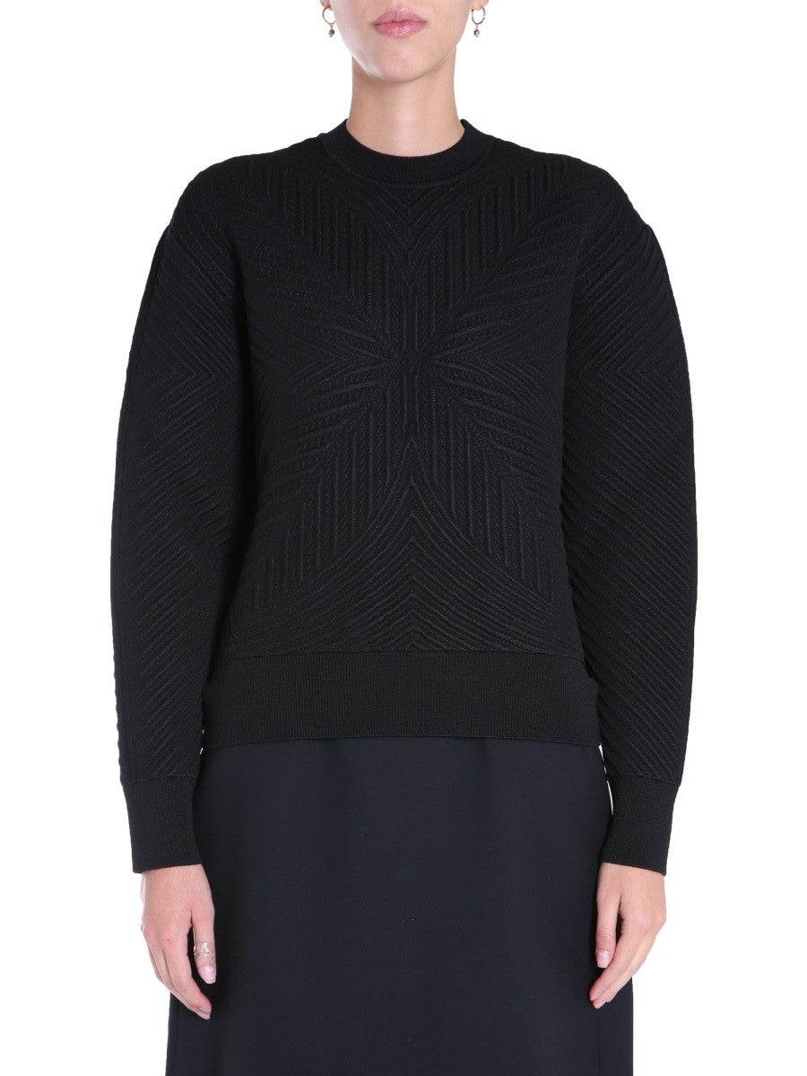 Alexander Mcqueen PULOVER CU DECOLTEU ROTUND