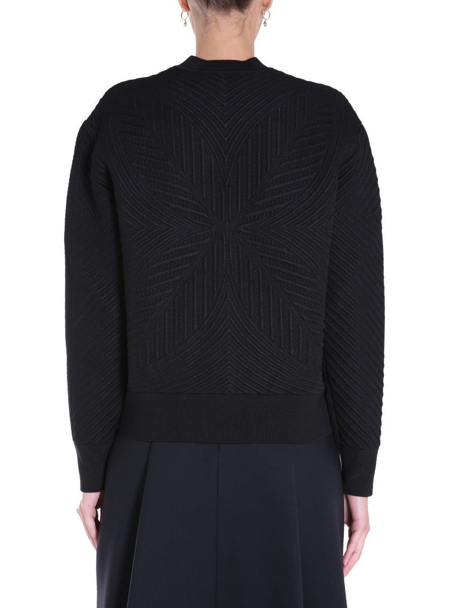 Alexander Mcqueen PULOVER CU DECOLTEU ROTUND