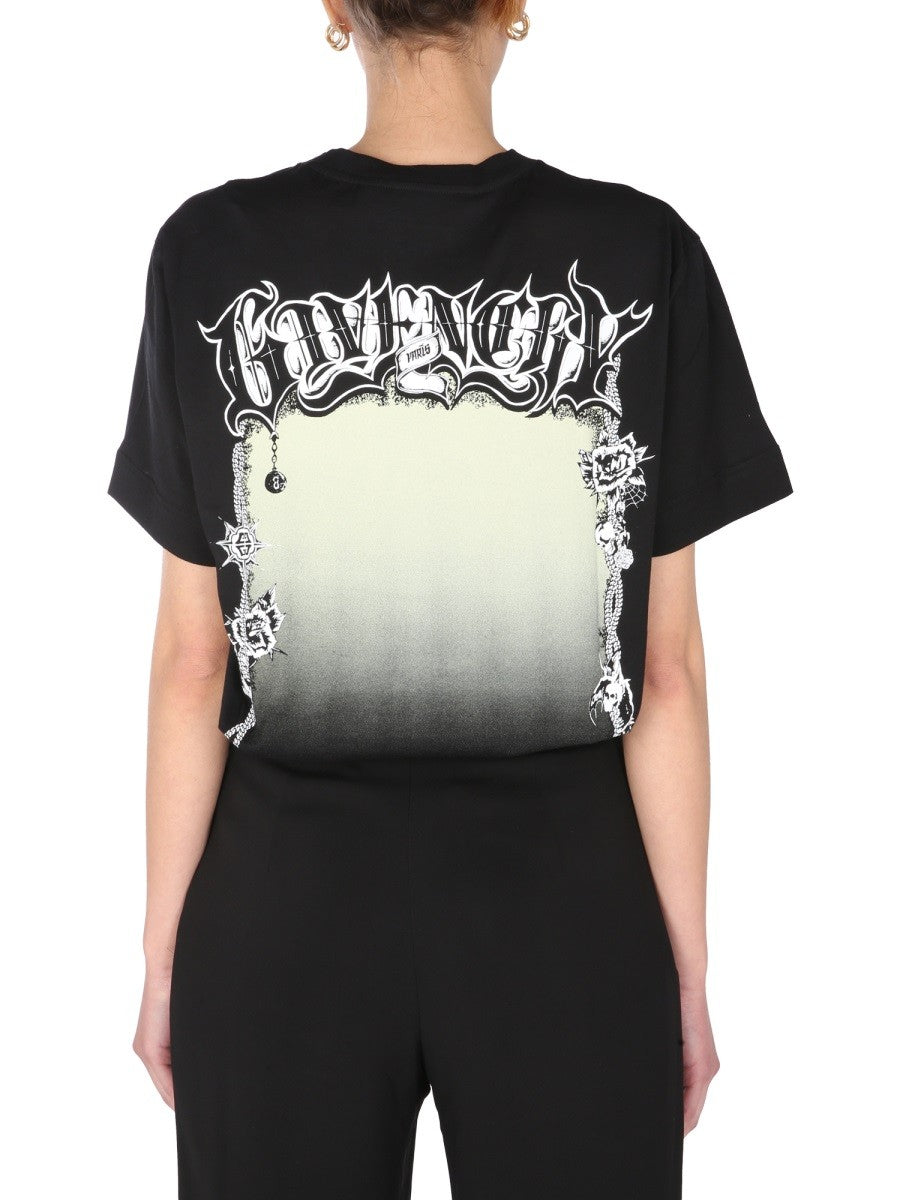 Givenchy تي شيرت بياقة مستديرة