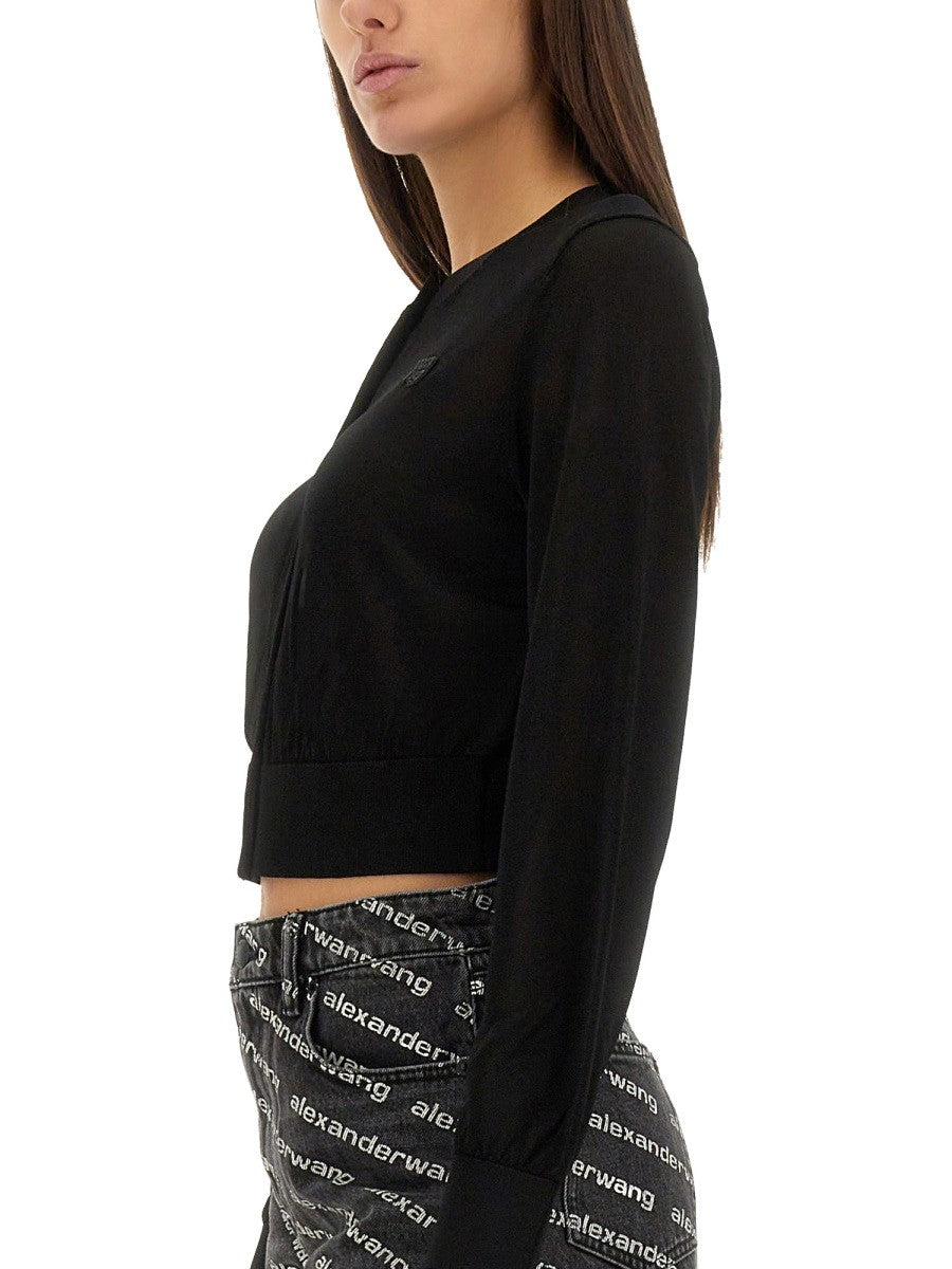 Alexanderwang.T CROPPED CARDIGAN