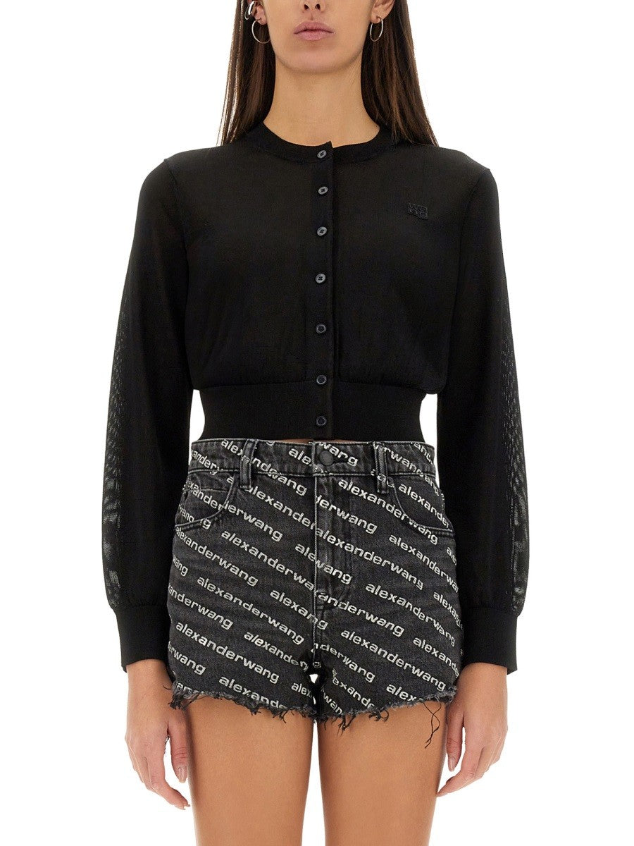 Alexanderwang.T CROPPED CARDIGAN