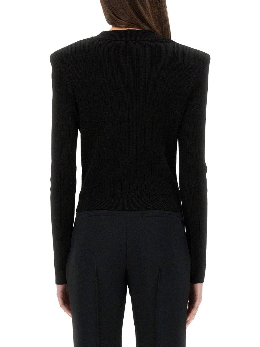 Balmain ZKRÁCENÝ KARDIGAN
