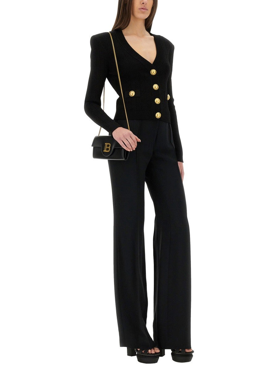 Balmain ZKRÁCENÝ KARDIGAN