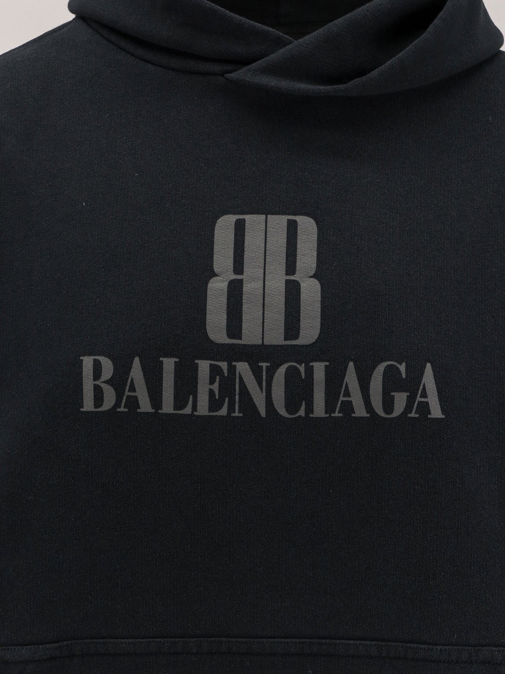Balenciaga Cropped cotton sweatshirt
