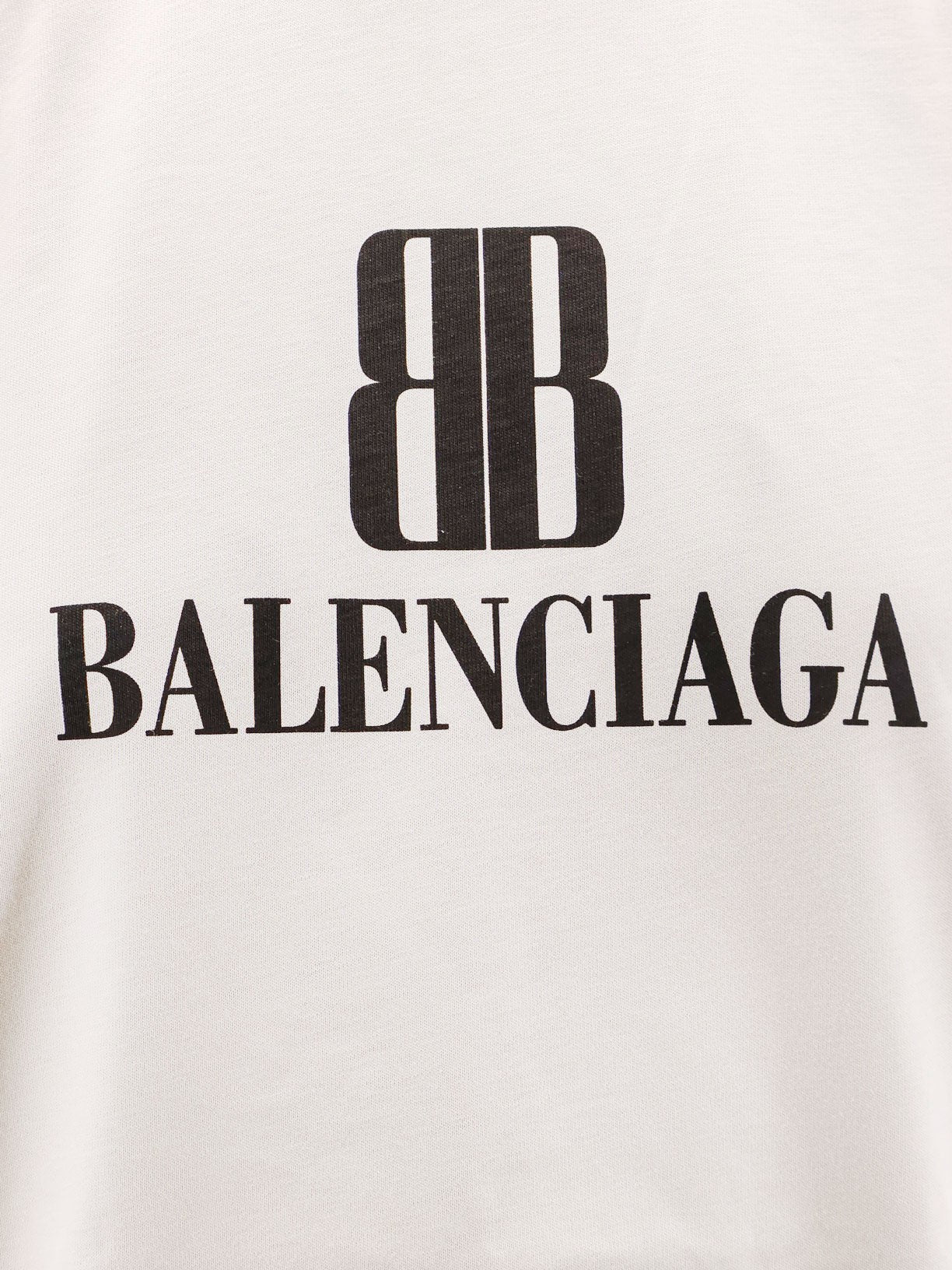 Balenciaga Kurzes Baumwoll-T-Shirt