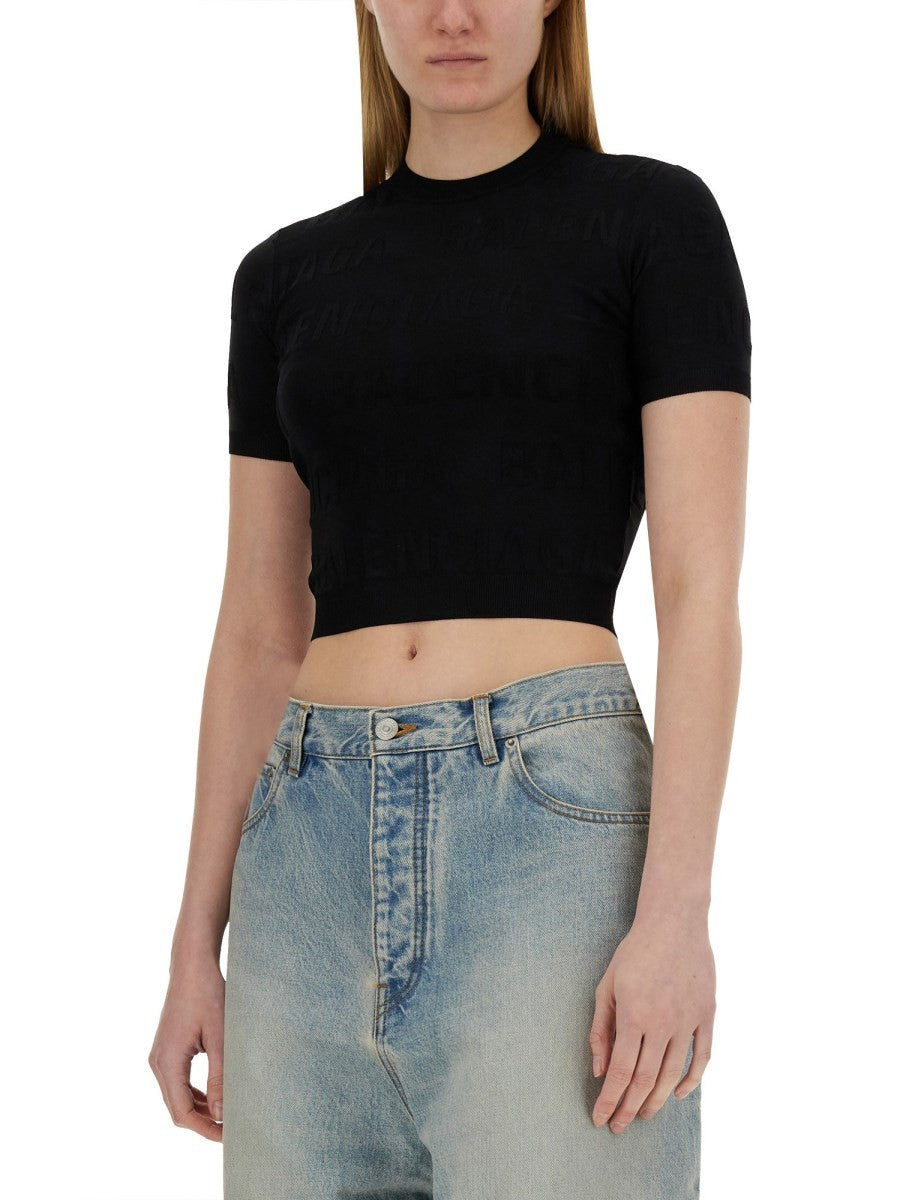 Balenciaga CROPPED SHIRT