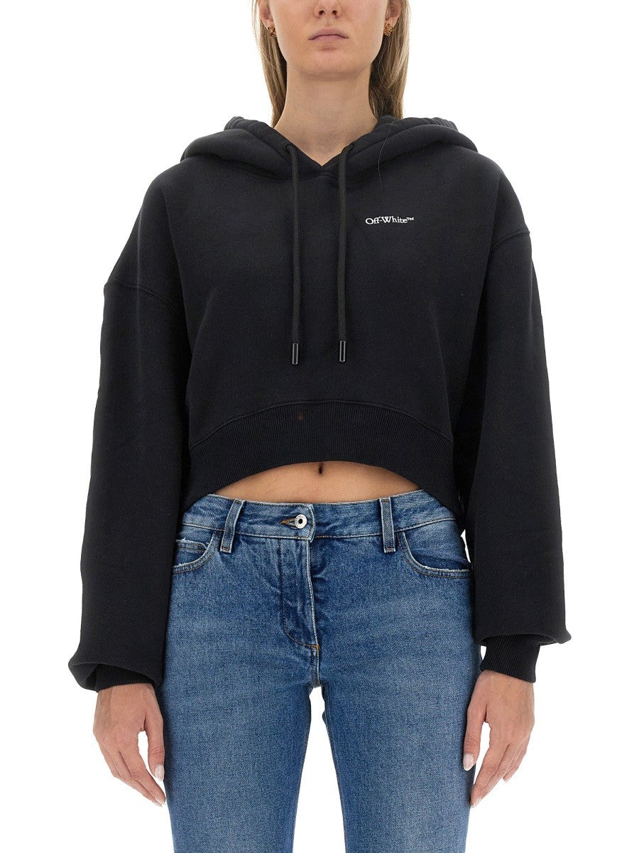 Off-White CROPPED SWEATSHIRT