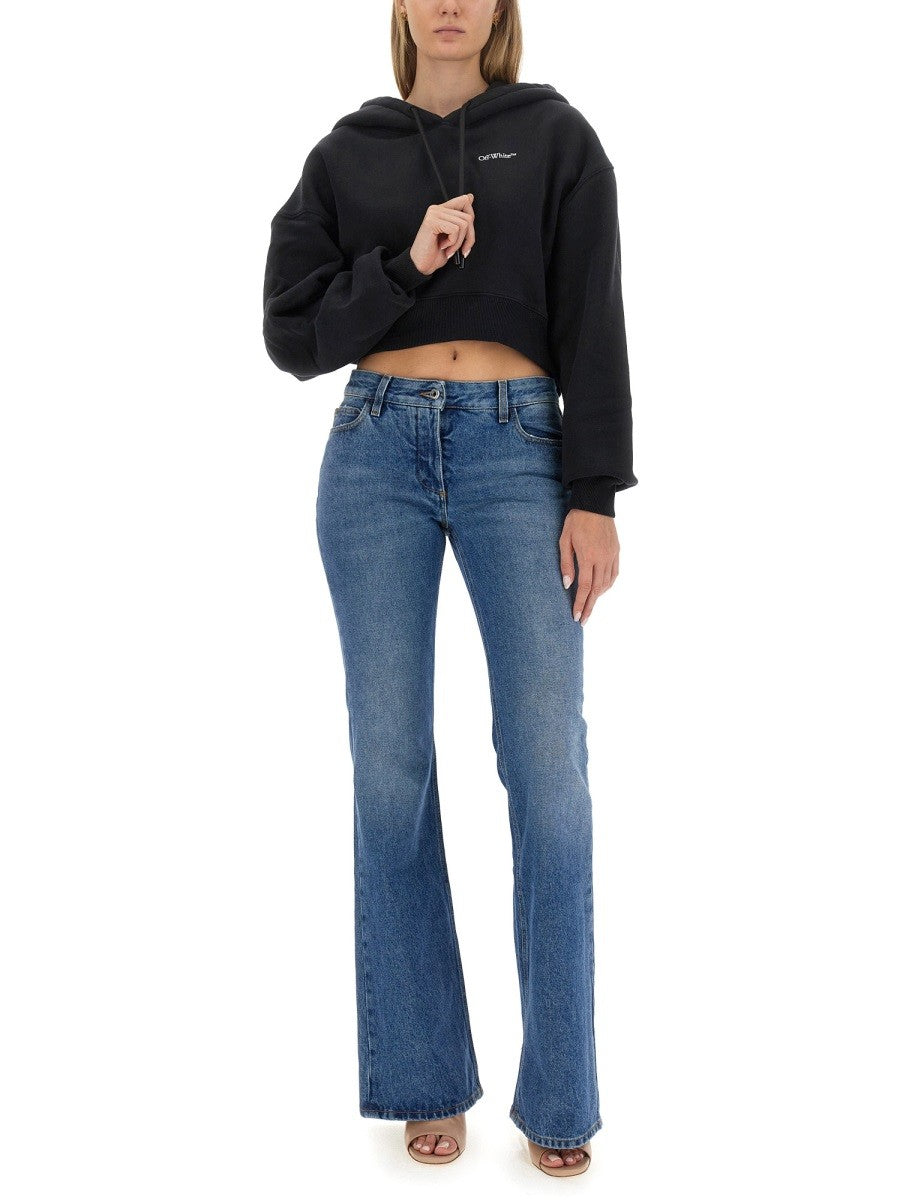 Off-White CROPPED SWEATSHIRT
