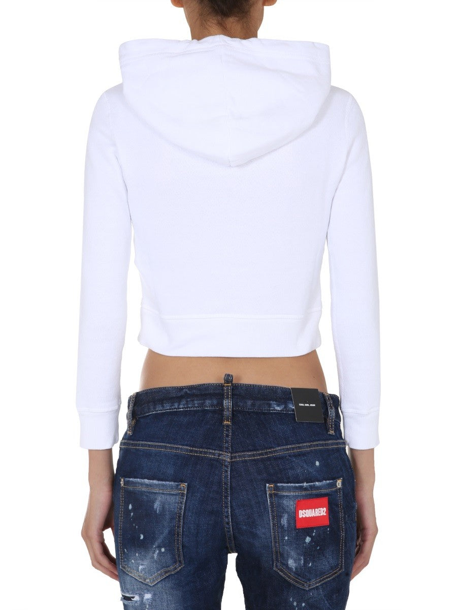 Dsquared2 CROPPED SWEATSHIRT