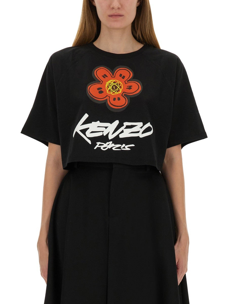 Kenzo CROP TRIČKO "FUTURA"