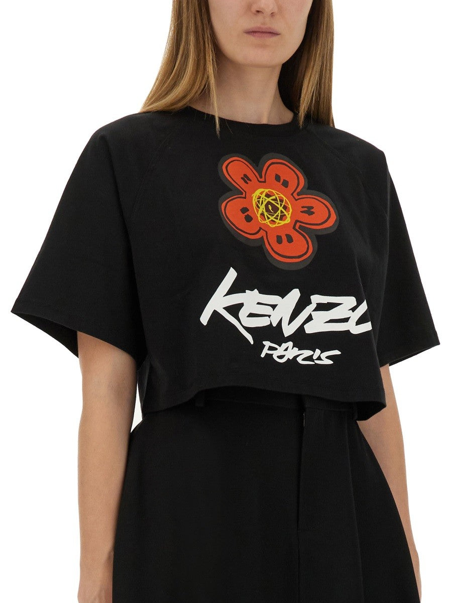 Kenzo CROPPED T-SHIRT "FUTURA"