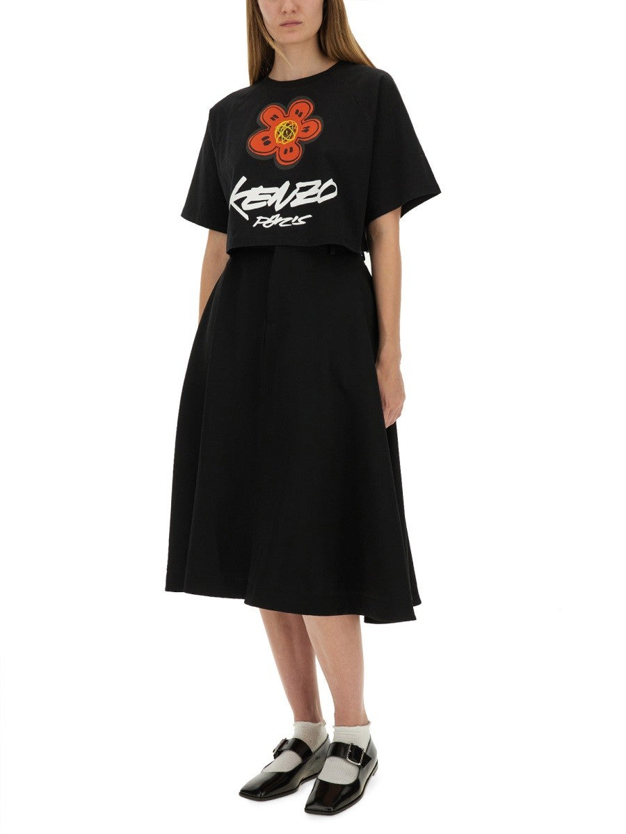 Kenzo CROPPED T-SHIRT "FUTURA"