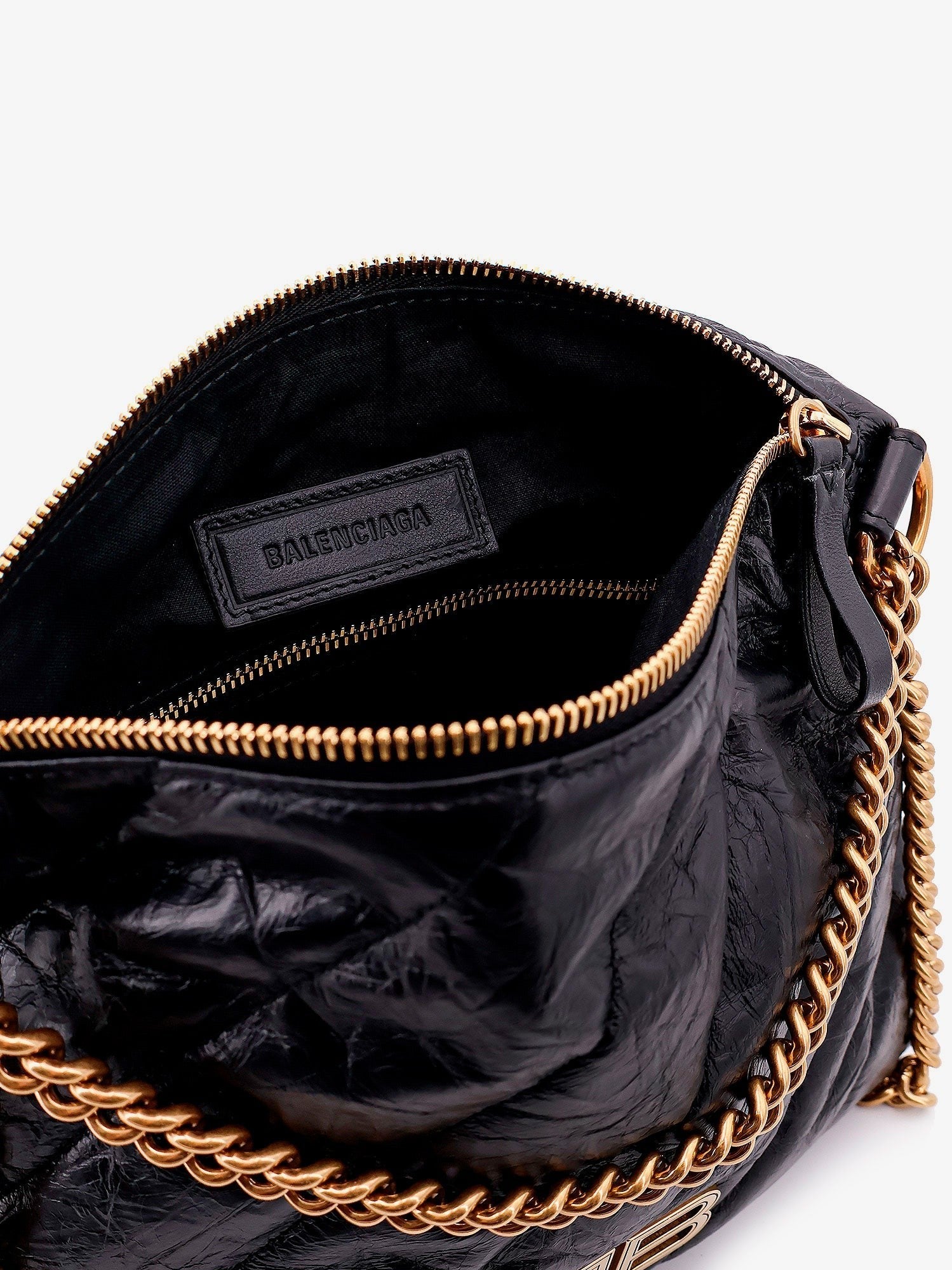 Balenciaga Crush hobo s odinė rankinė