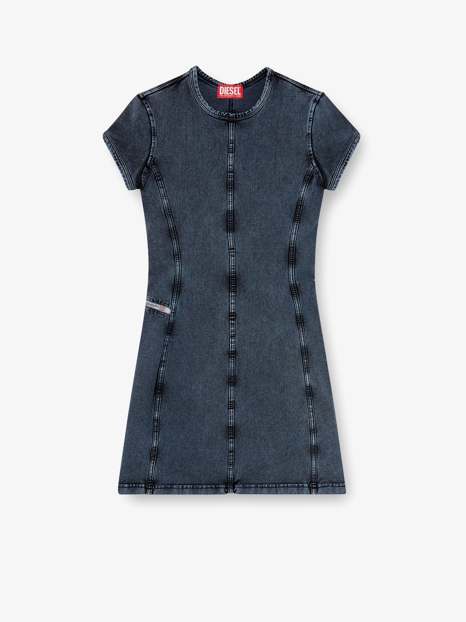 Diesel D-Cupsleeves vestito corto in cotone elasticizzato