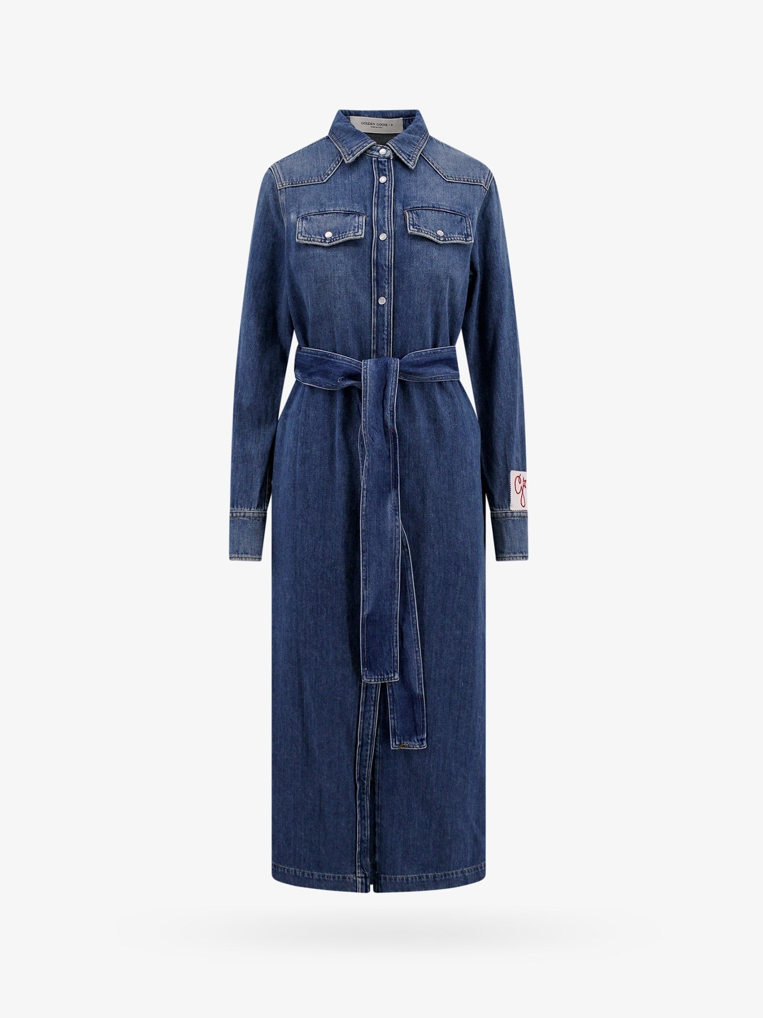 Golden Goose Deluxe Brand Dana denim chemisier dress