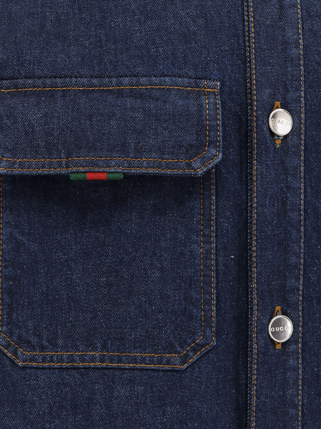 Camisa vaquera oscura Gucci