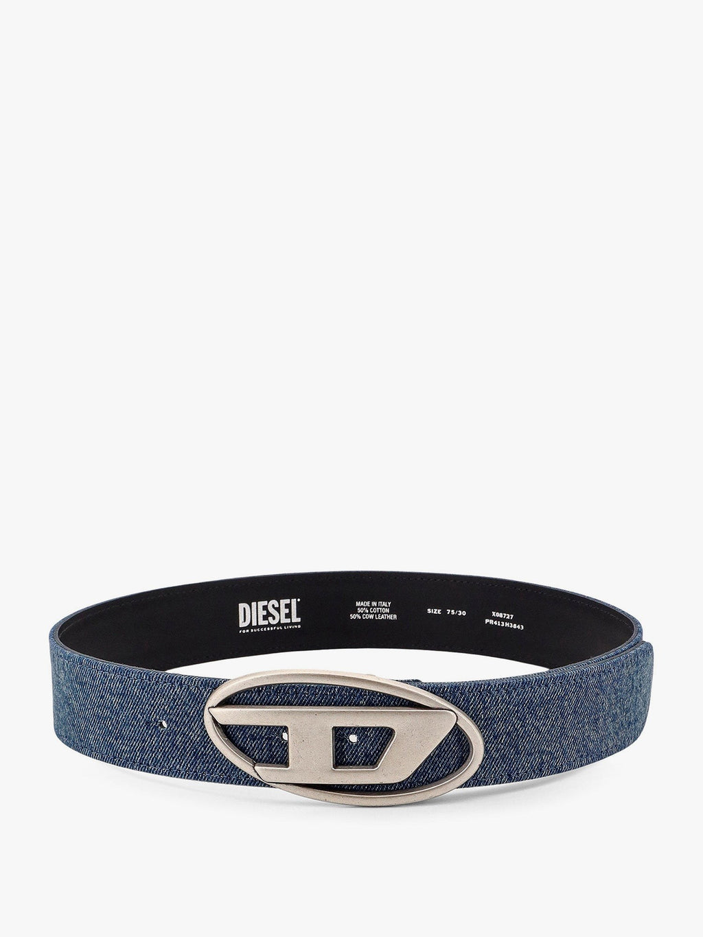 Diesel Denim belt with logo