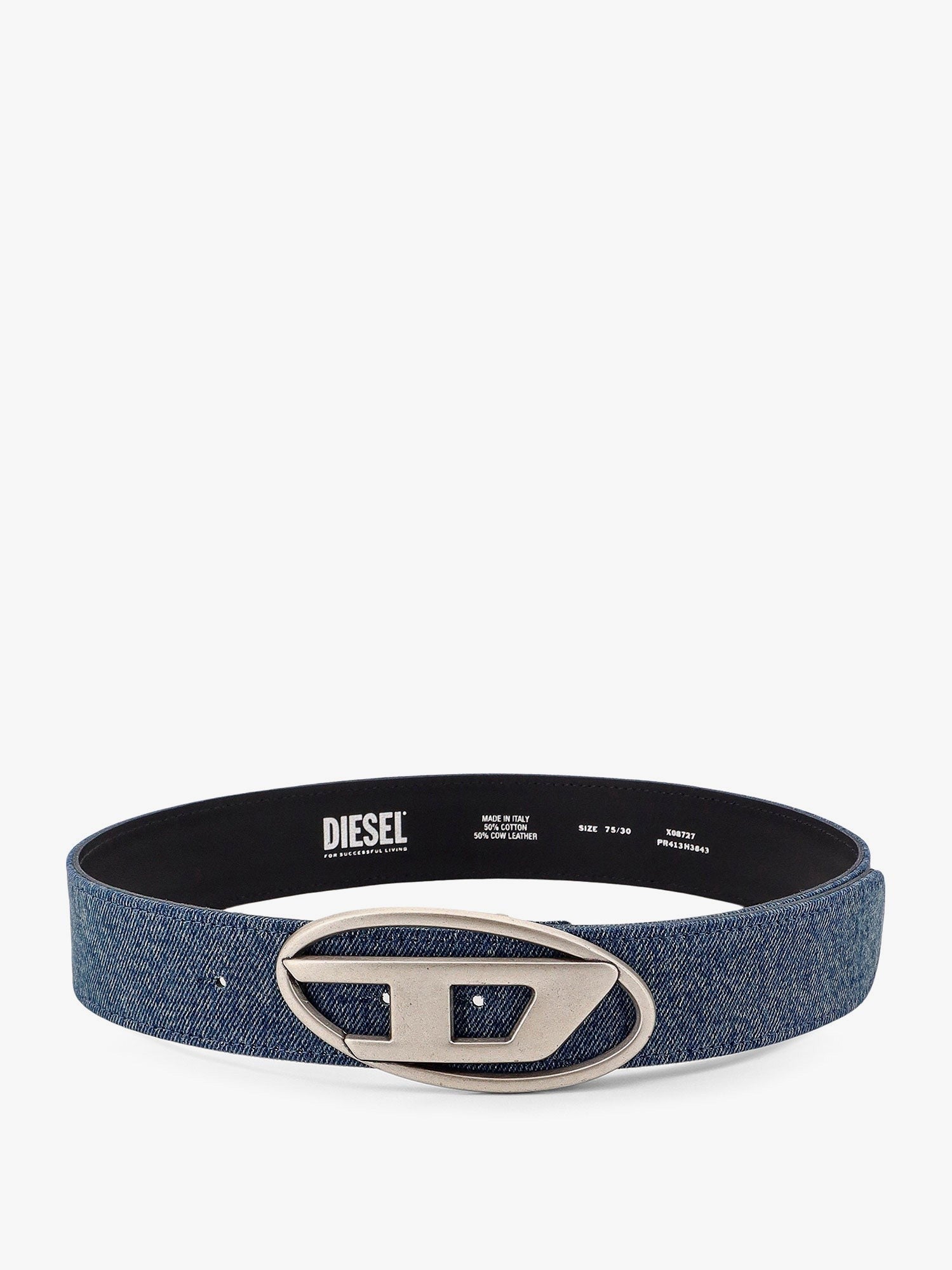 Diesel Denim belt with logo