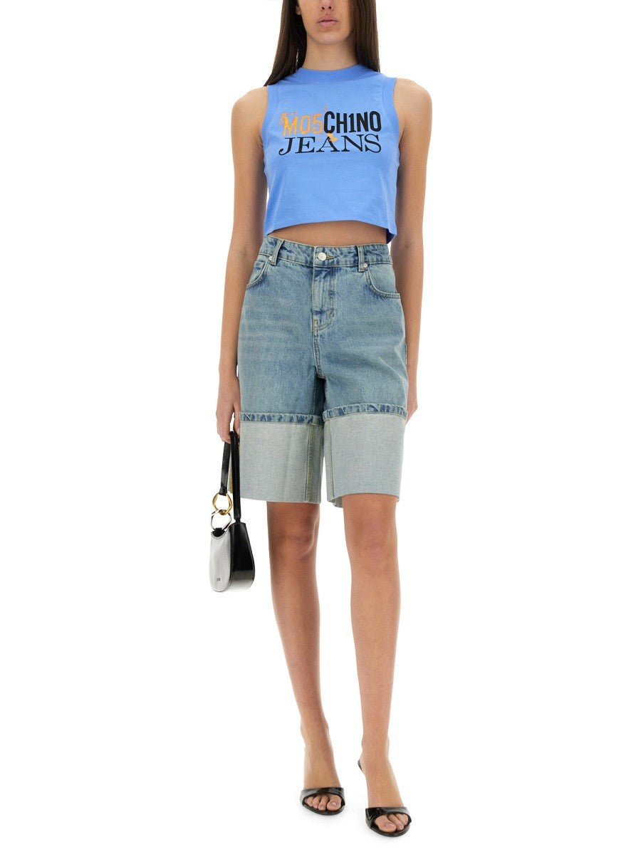 Moschino Jeans SHORT BERMUDA EN JEAN