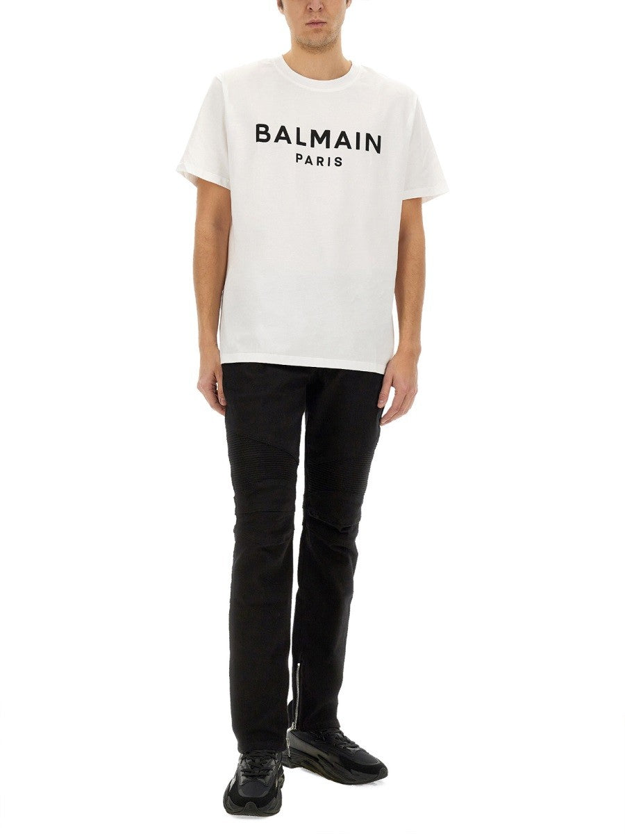 Balmain DENIM BIKER JEANS