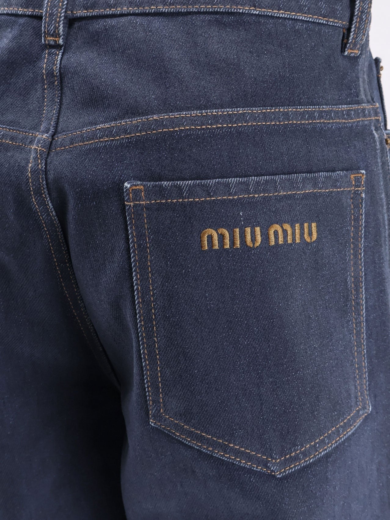 Miu Miu Denim Flock jeans