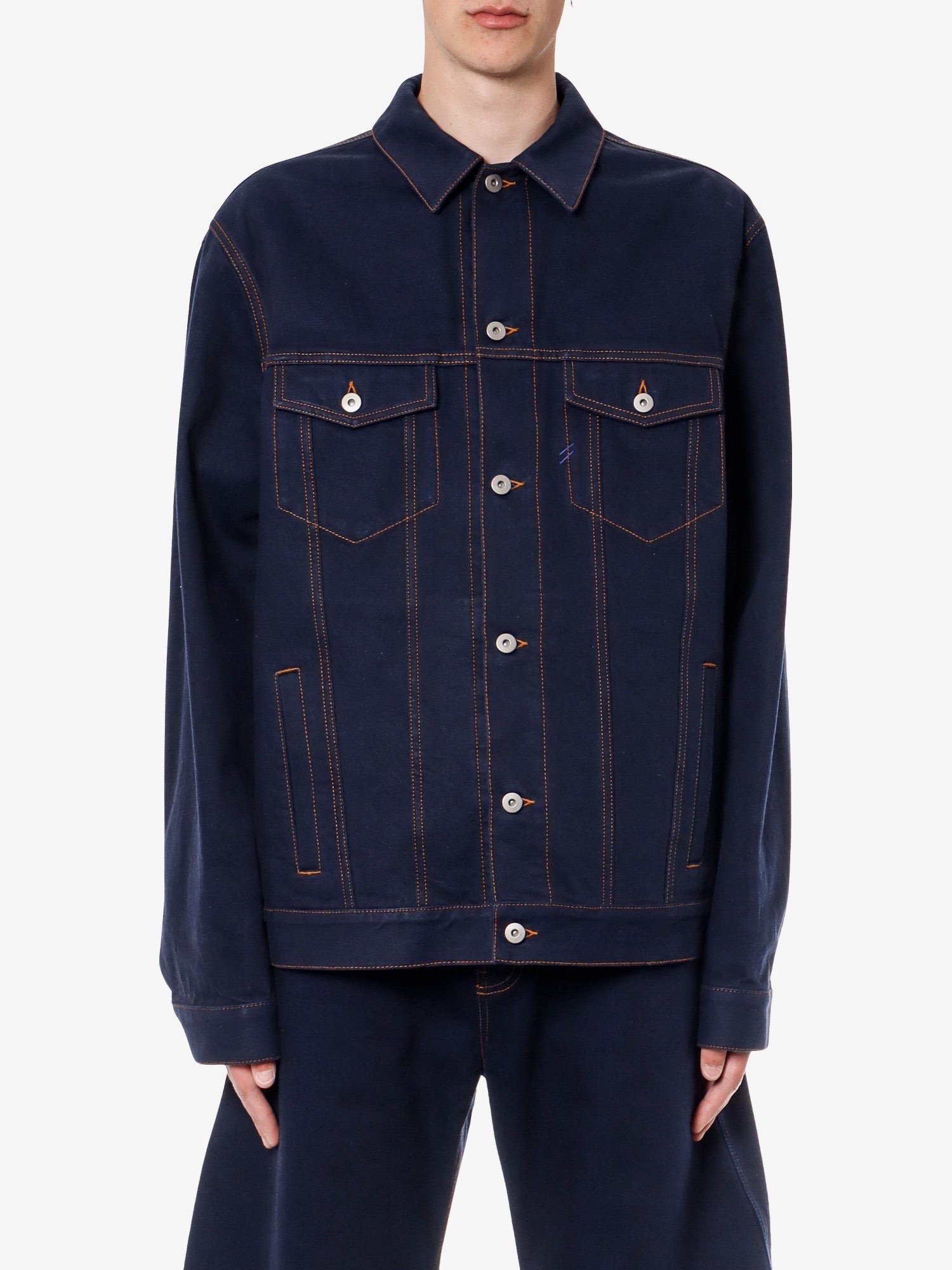 Casaco de ganga Burberry com estampado floral