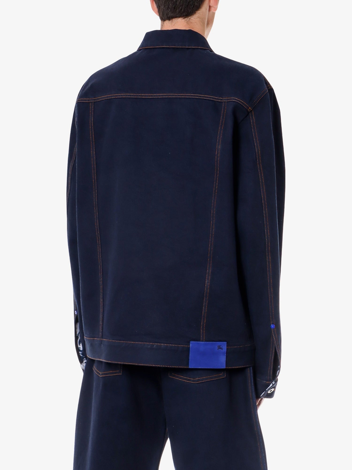 Casaco de ganga Burberry com estampado floral