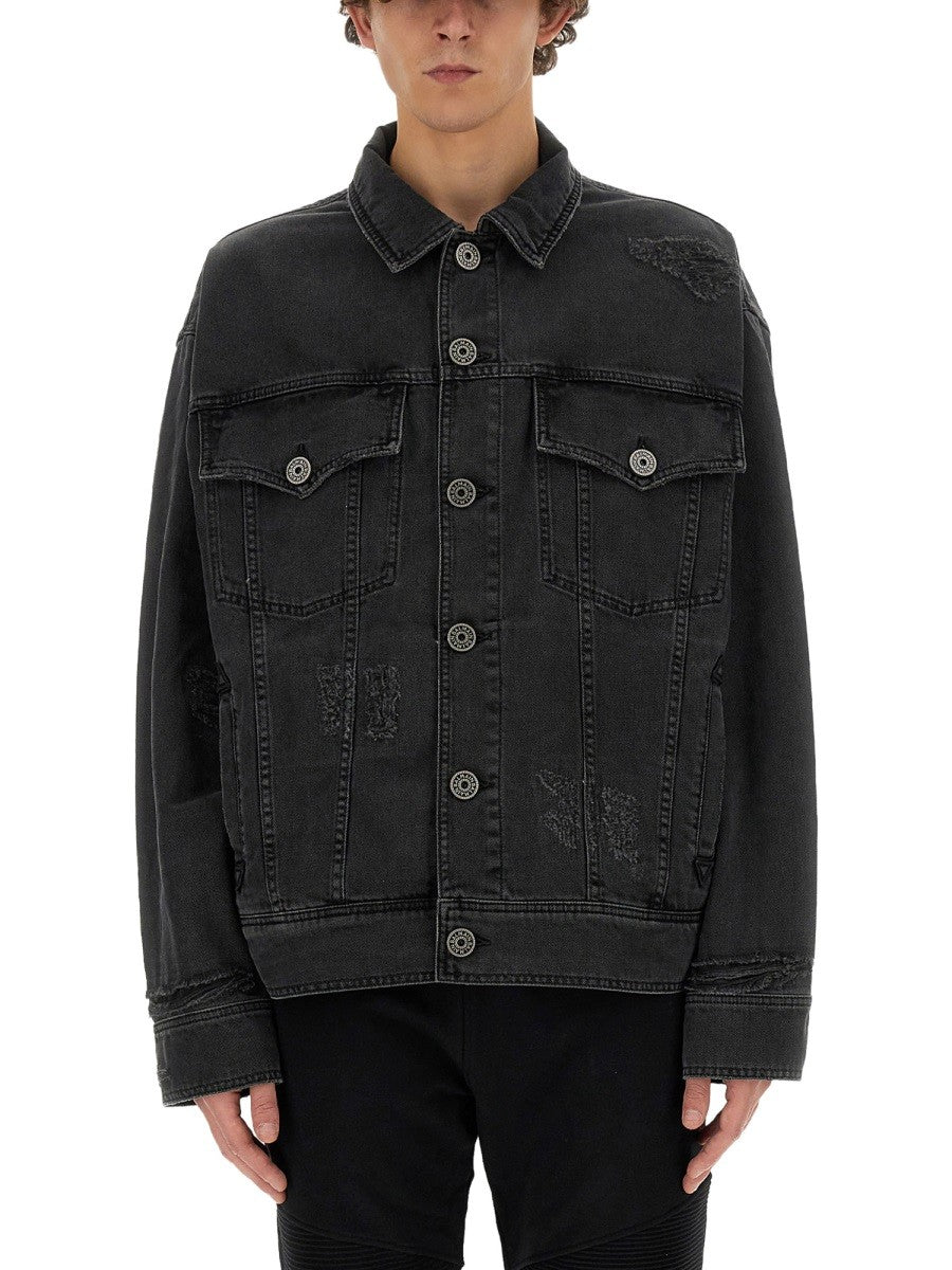 Balmain DŽÍNOVÁ BUNDA