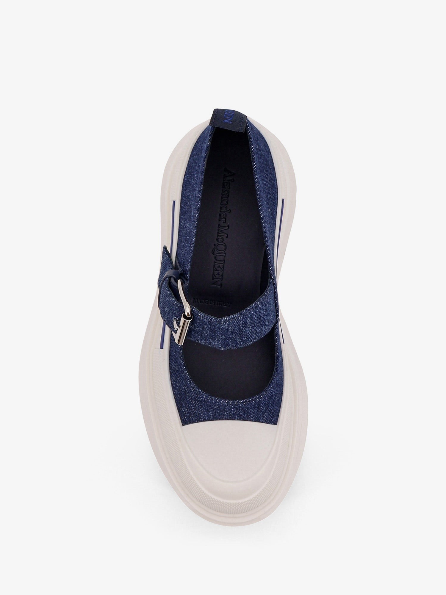 Alexander Mcqueen Denim Mary Jane