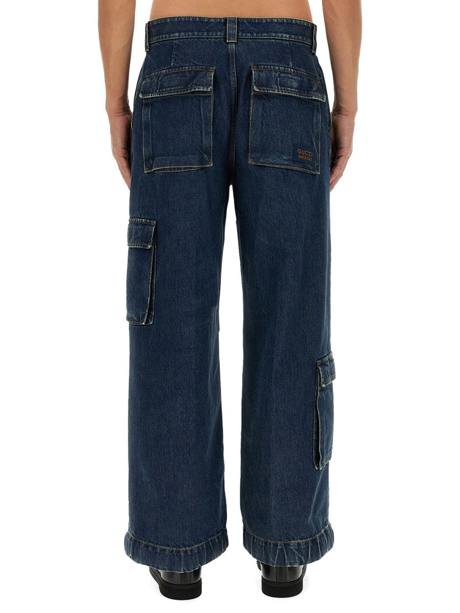 Jean Gucci avec étiquette Gucci