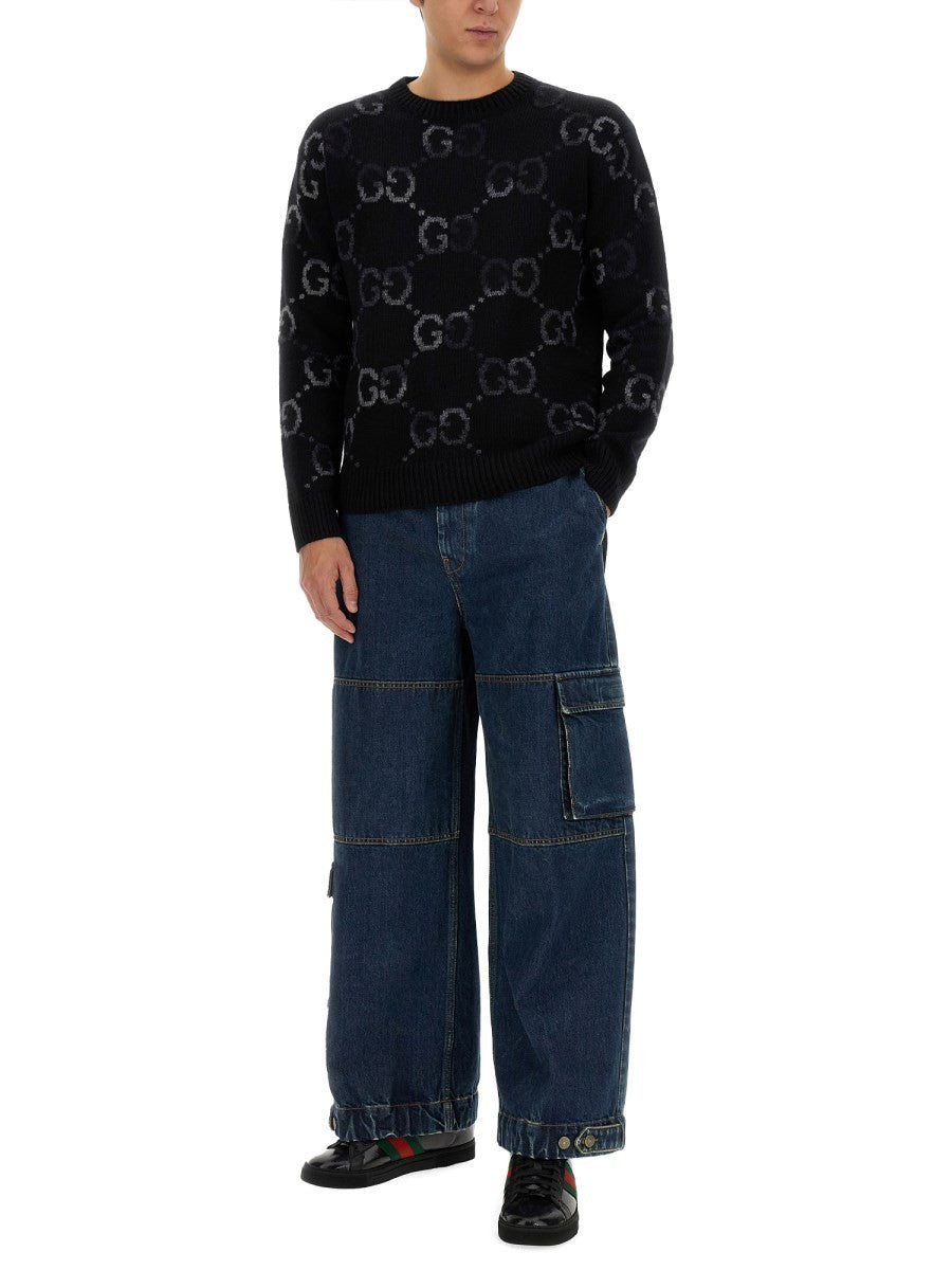 Jean Gucci avec étiquette Gucci