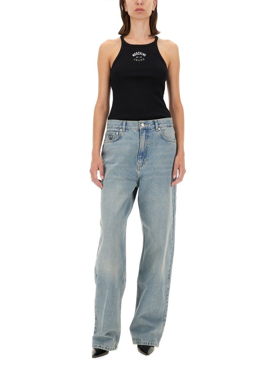 Moschino Jeans PANTALON EN JEAN