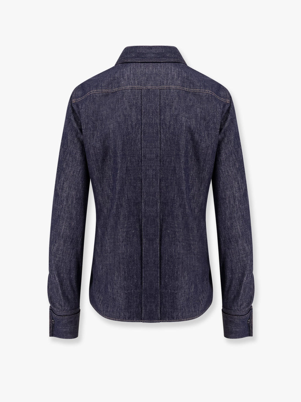 Brunello Cucinelli Denim shirt with contrasting stitching