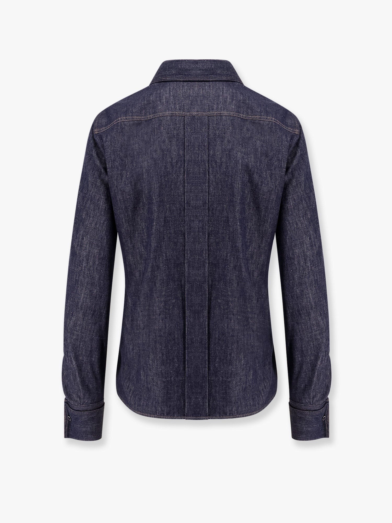 Brunello Cucinelli Denim shirt with contrasting stitching