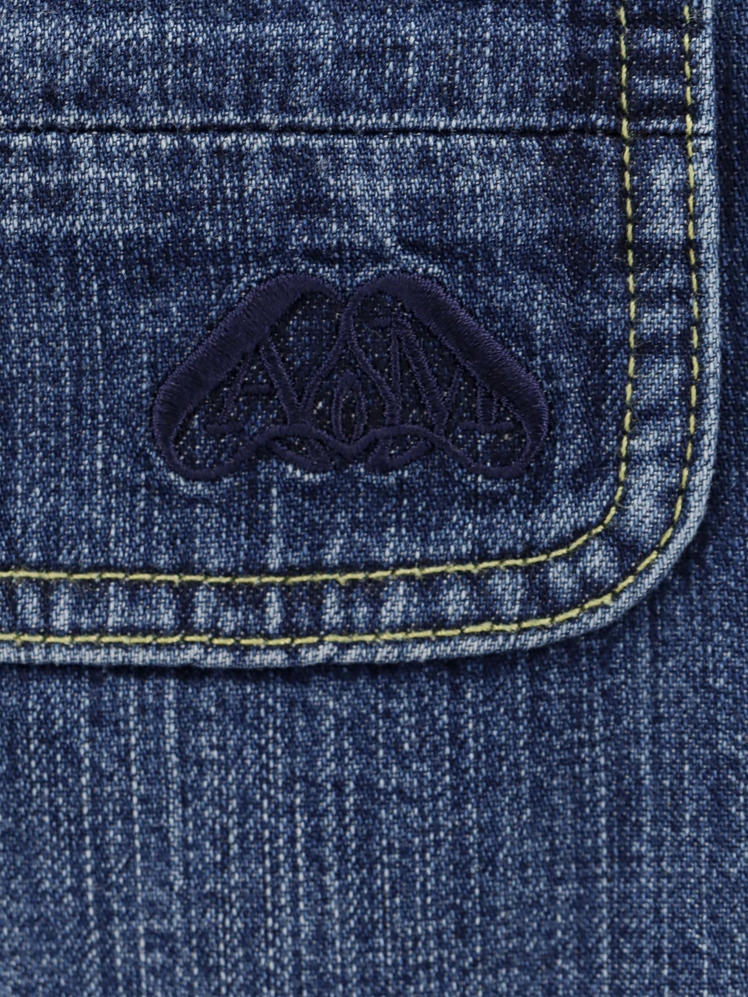 Alexander Mcqueen Chemise en jean avec détail logo
