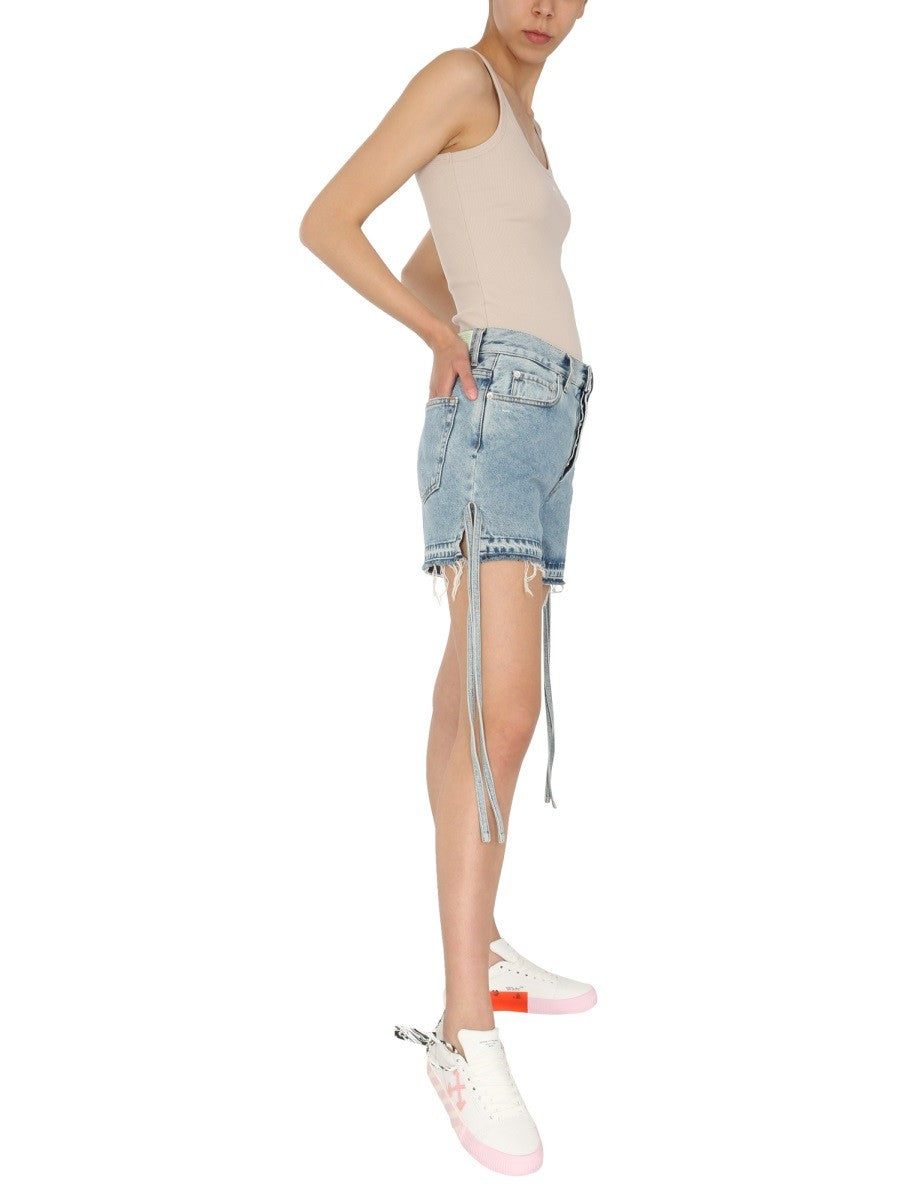 Off-White DENIM SHORTS