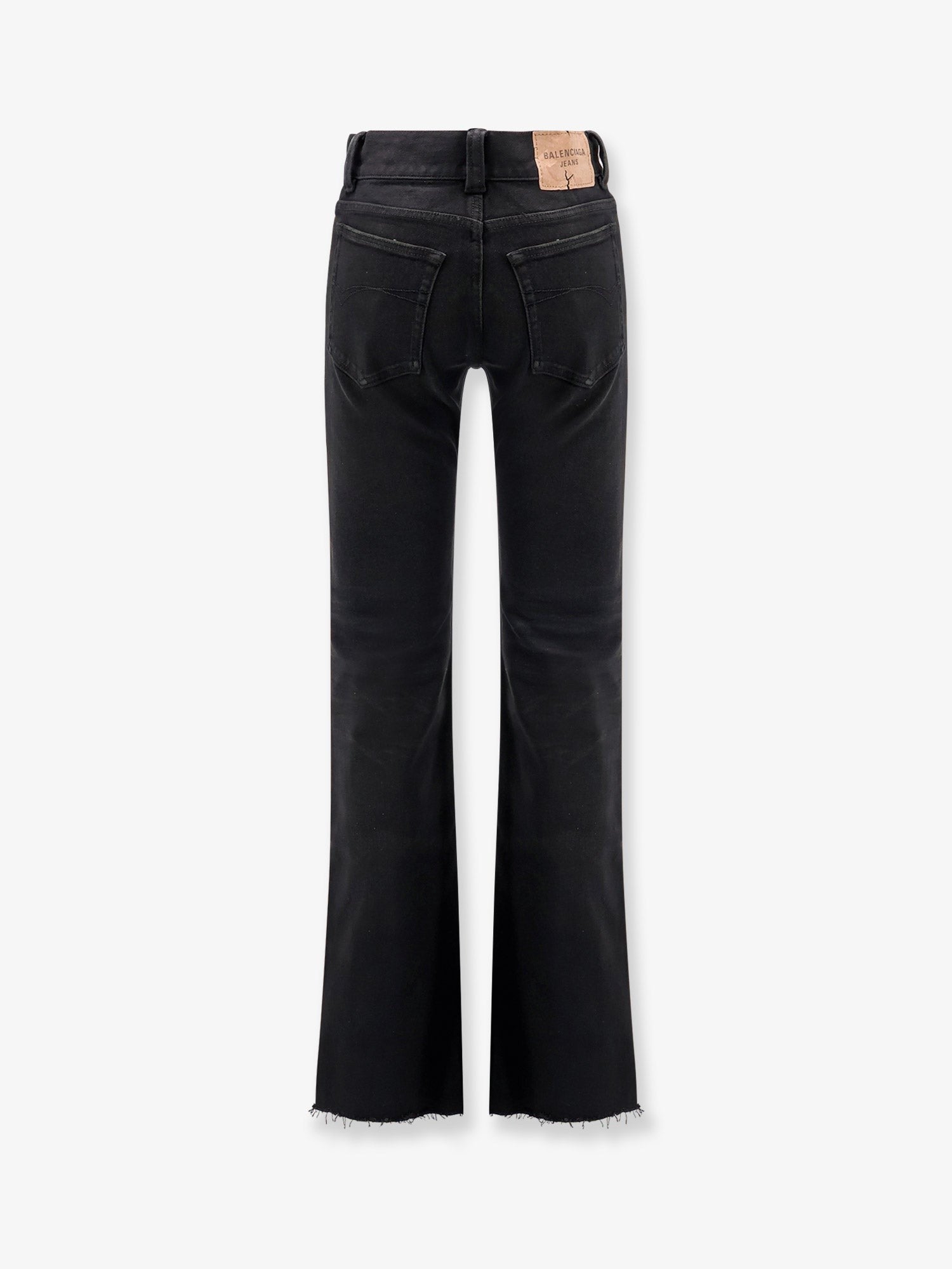 Balenciaga Jeanshose mit ausgefransten Kanten