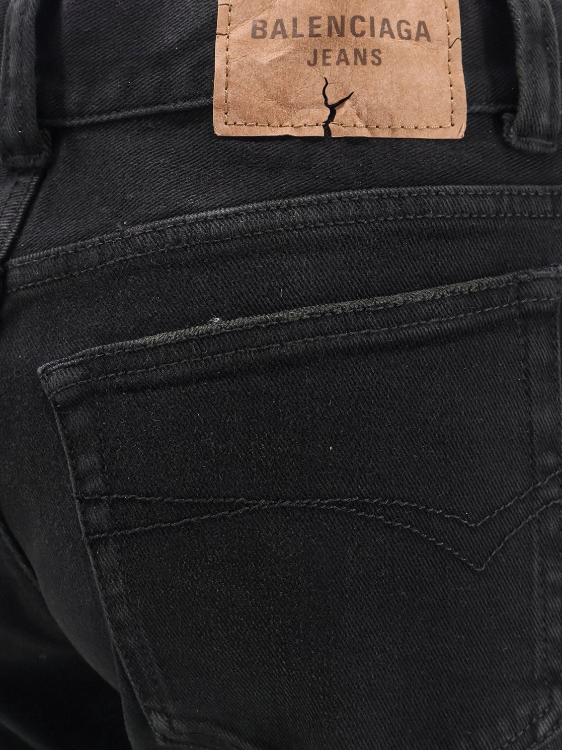 Balenciaga Jeanshose mit ausgefransten Kanten