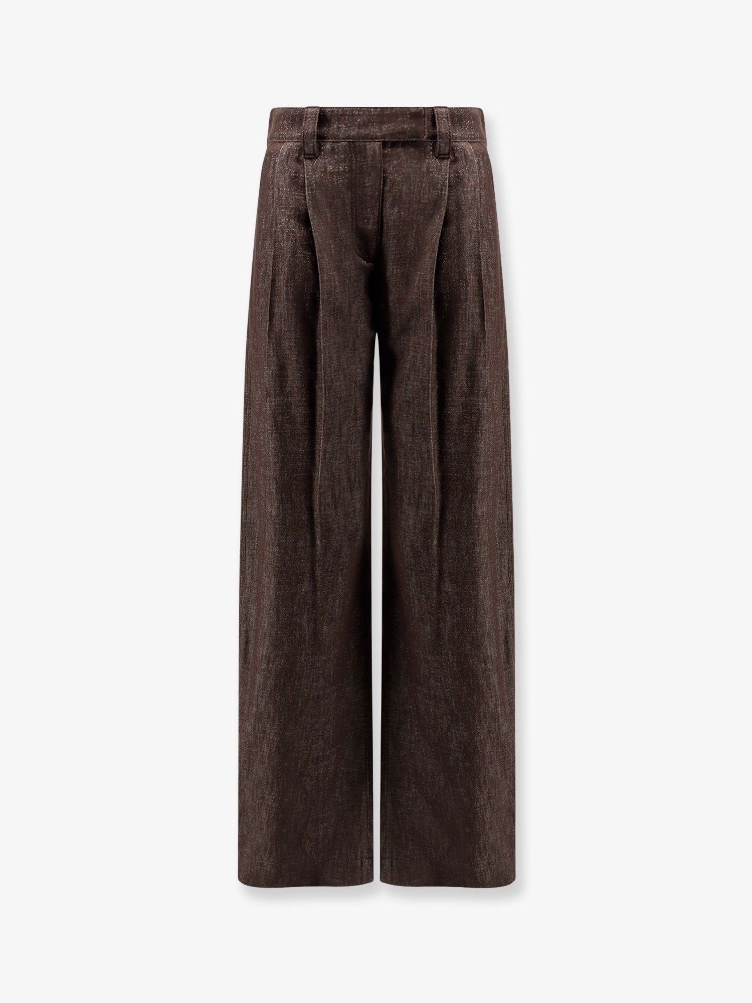 Brunello Cucinelli Denim trousers with lurex profile