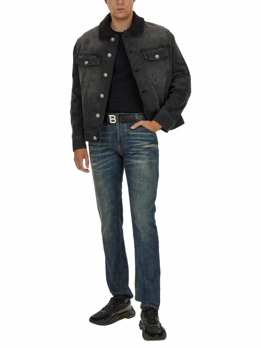 Balmain KULUTETTU TAKKI