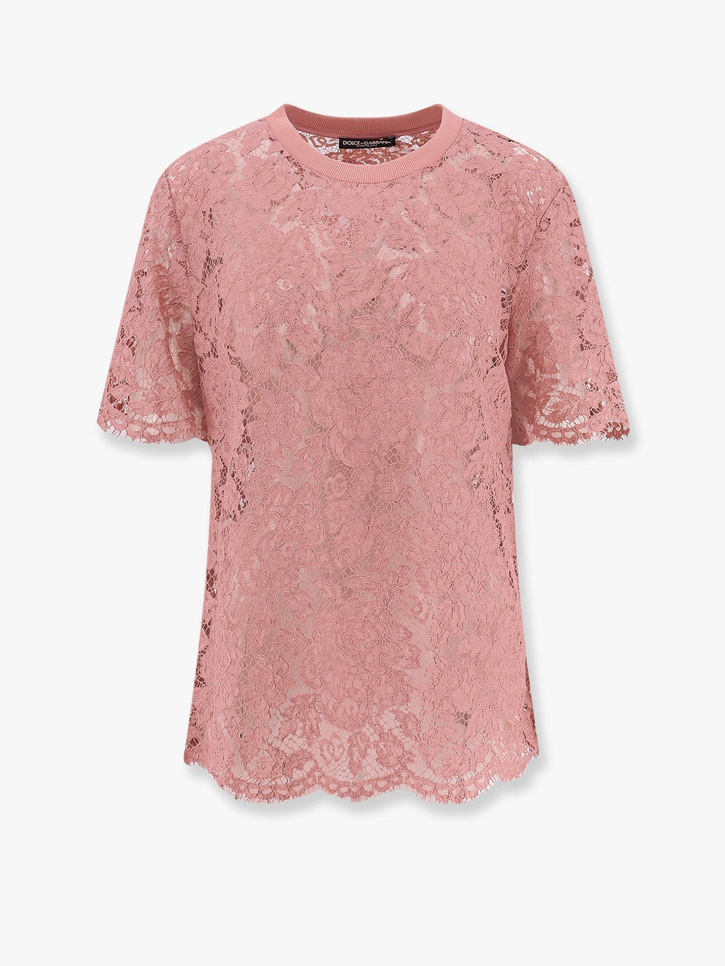 Dolce & Gabbana Krajkový top s květinovým motivem Dg