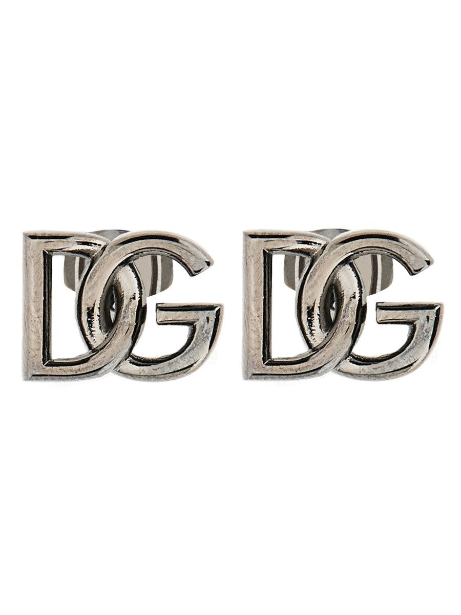 Dolce & Gabbana KOLCZYKI Z LOGO DG