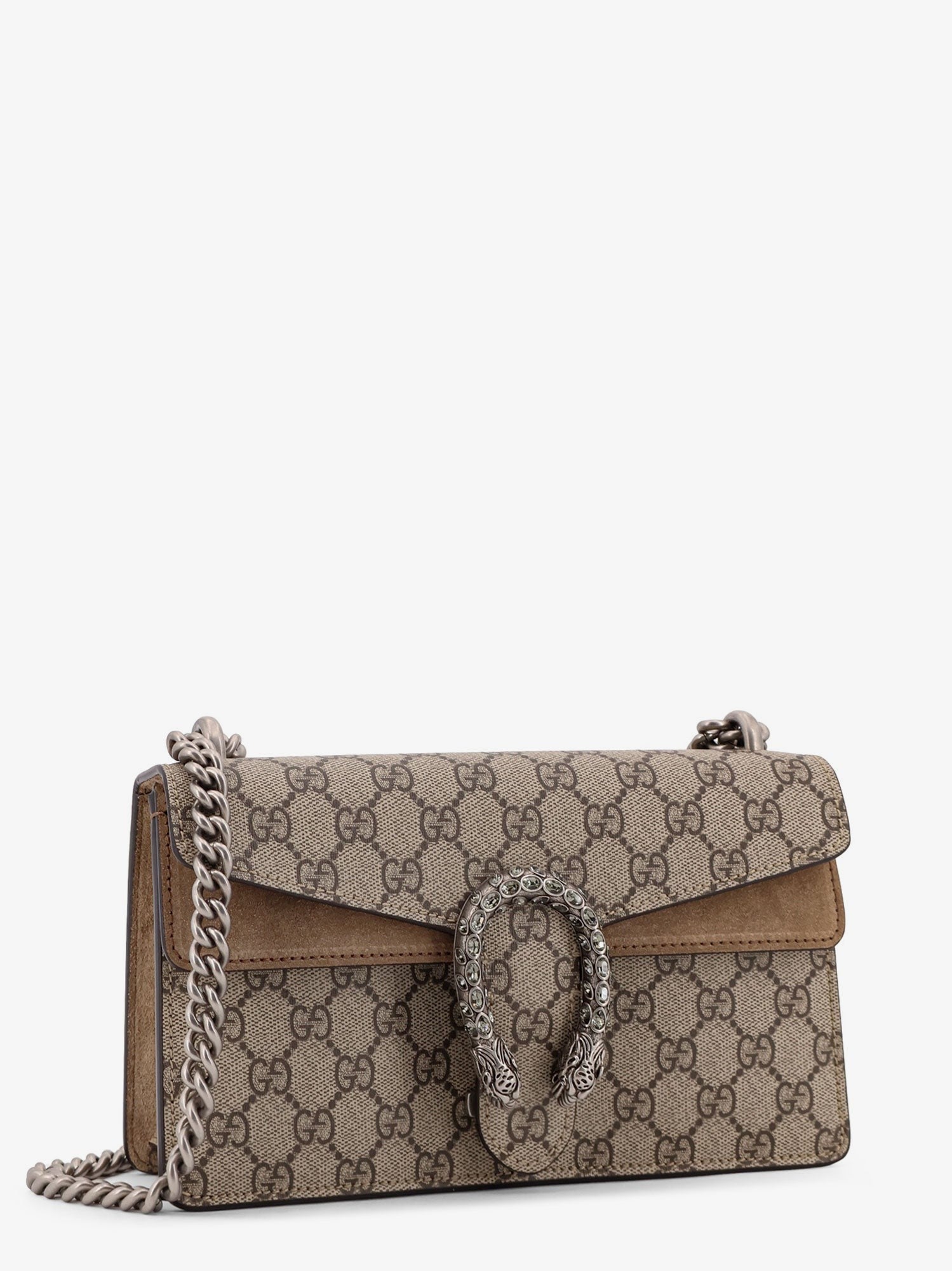 Gucci Dionysus Medium Supreme GG fabric and suede shoulder bag