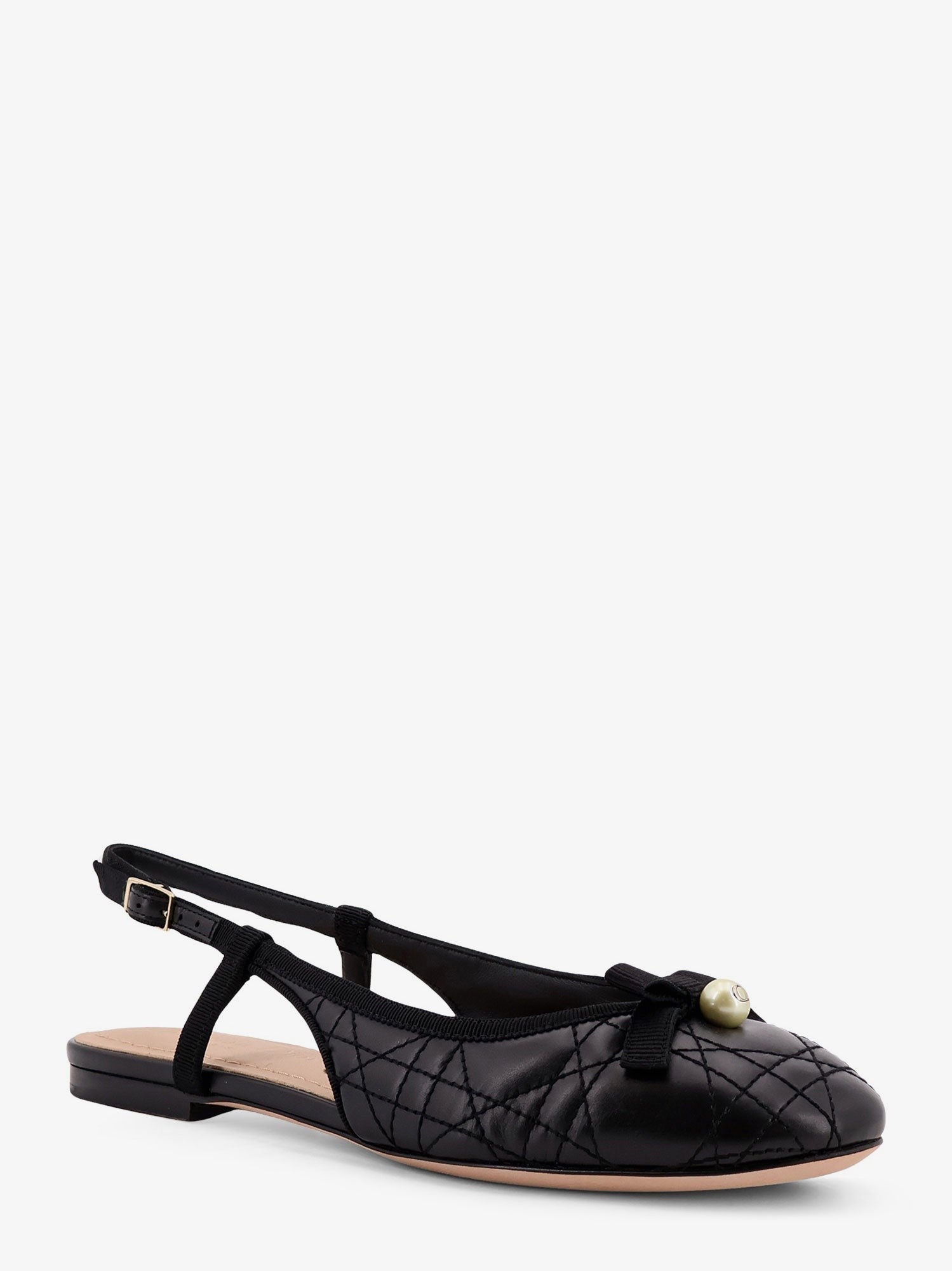 Dior Ballet leather slingback ballerinas