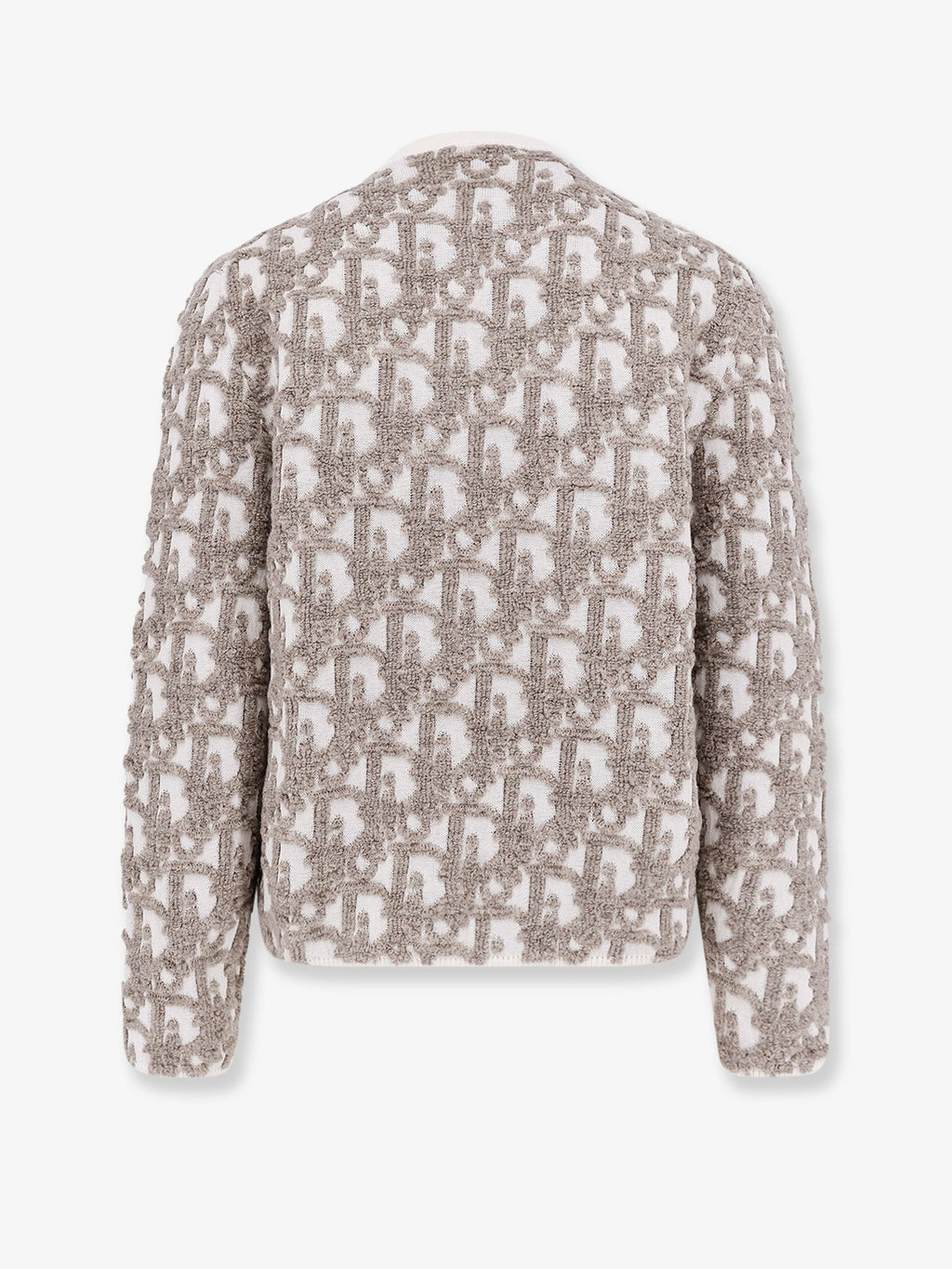 Dior Oblique ウール＆コットンブレンドジャカードカーディガン